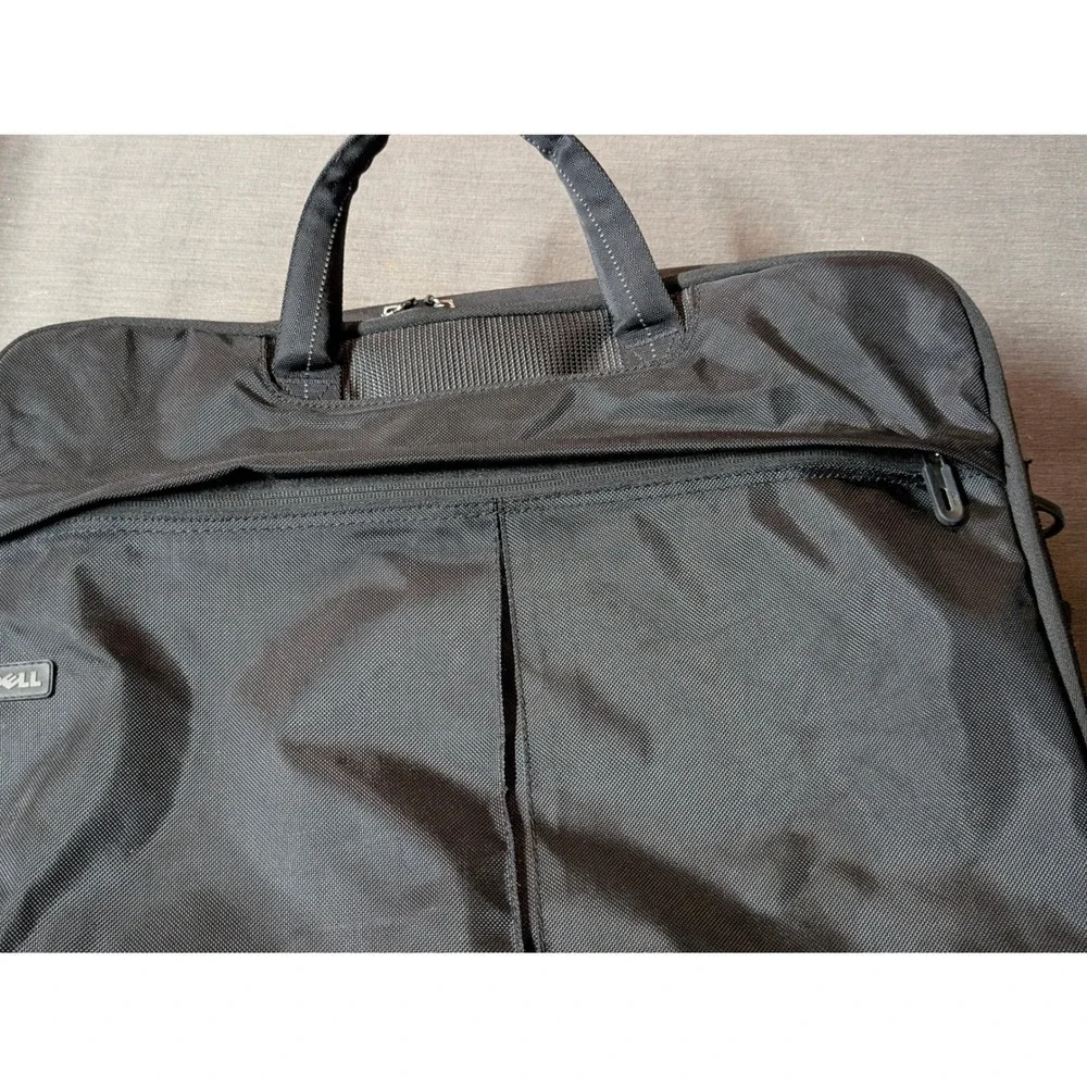 Dell Black Ballistic Nylon Laptop Messenger Bag Briefcase Padded Travel Case